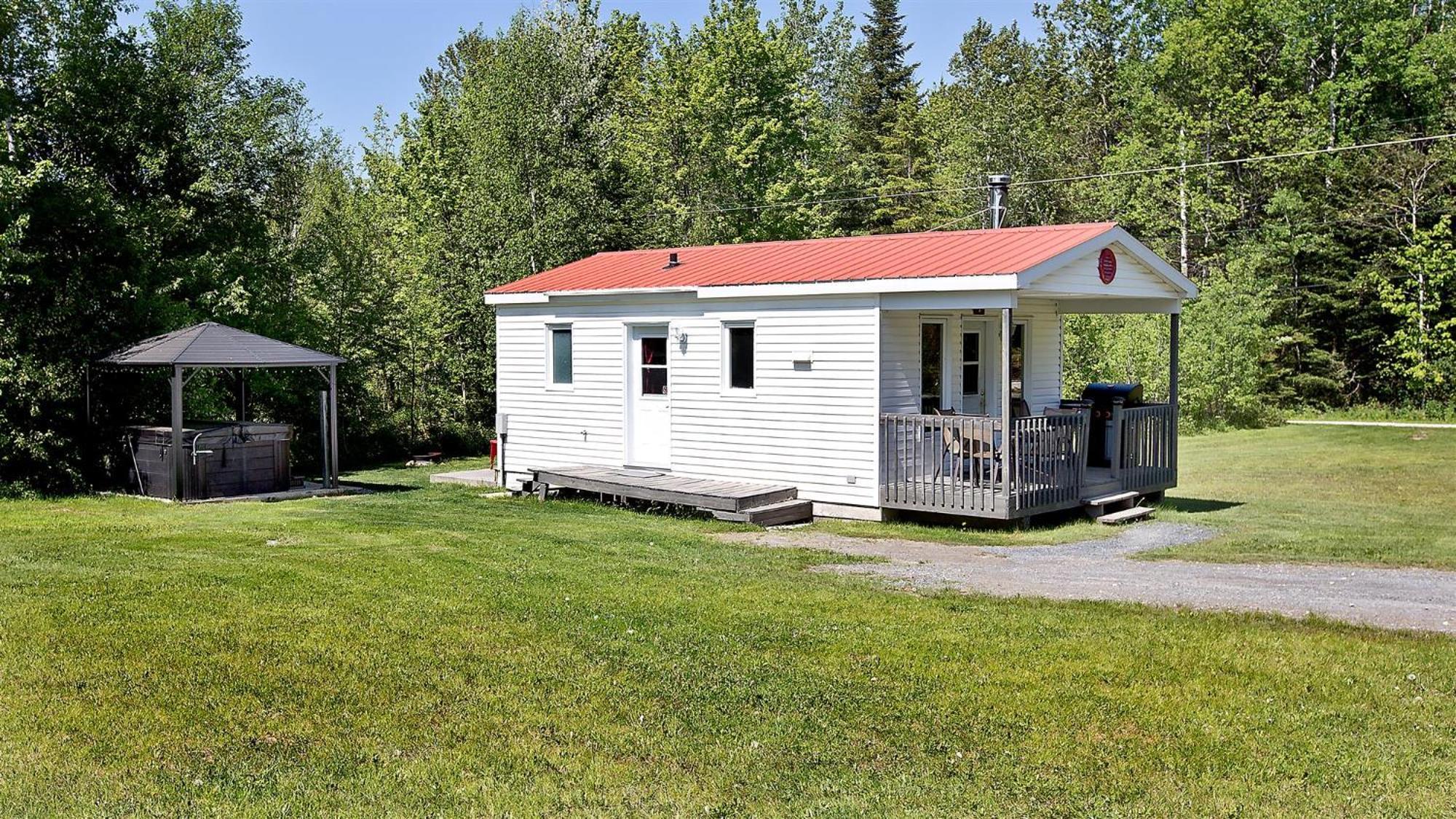 Camping Chalets Spas Pignons Rouges Saint Romain Esterno foto